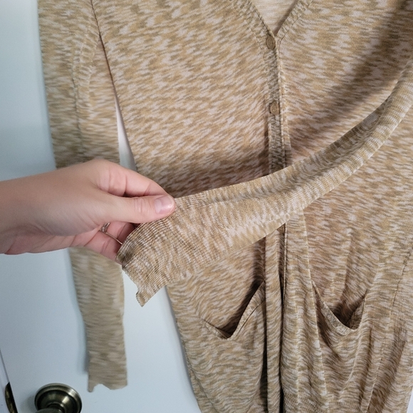 Free People Long Cardigan Womens XS Viscose Space Dyed - Picture 4 of 9